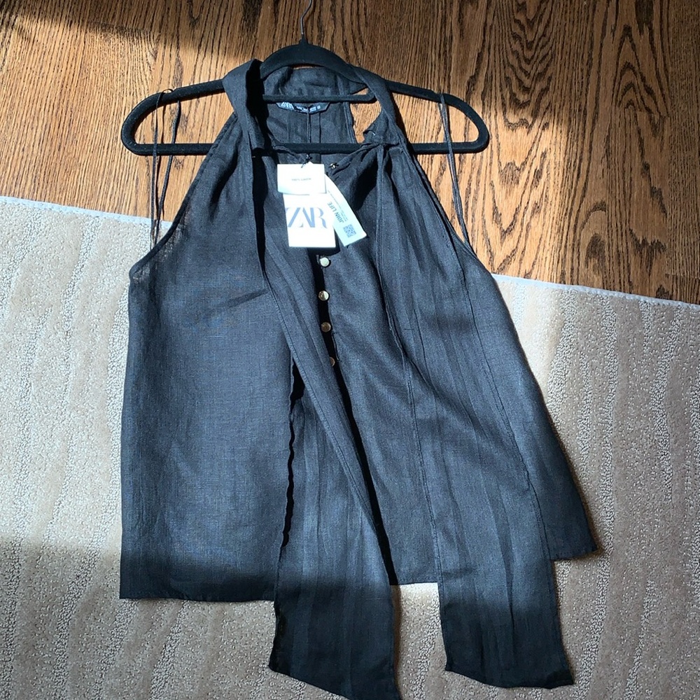 Zara Linen Blouse‎ - Picture 15 of 17